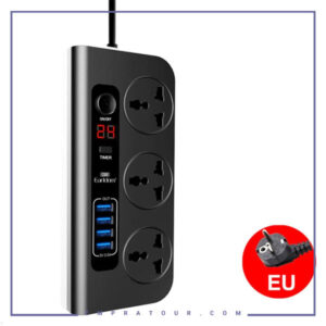 چند راهی برق تایمردار ارلدام Earldom ES-SC02 EU Smart Power Strip