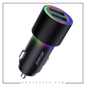 مینی شارژر فندکی دو پورت جویروم Joyroom JR-CL10 Mini Car Charger 24W