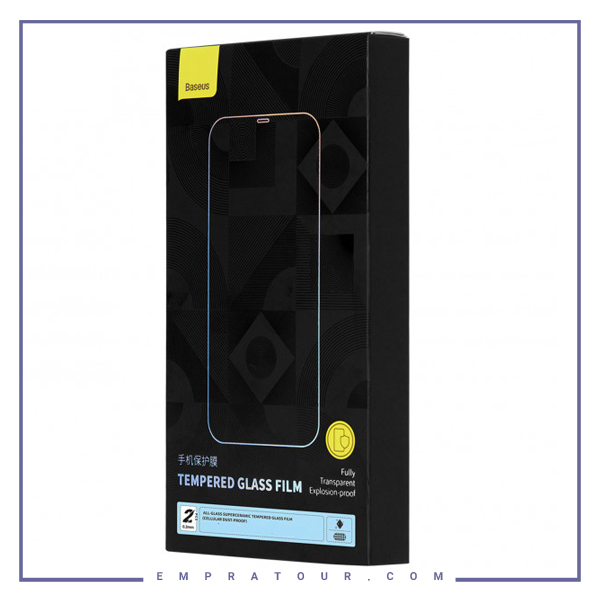 پک دوتایی گلس حریم شخصی تمام صفحه بیسوس Iphone 14 Pro SGBL190102