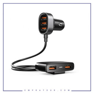 شارژر فندکی 5 پورت یواس‌بی خودرو جویروم Joyroom Multi 5 Ports USB Car Charger JR-CL03