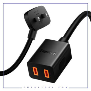 کابل افزایش طول یک متری بیسوس Baseus PowerCombo mini PowerStrip 1AC PSMN000101