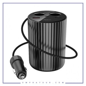 شارژر فندکی 100وات پنج پورت راک ROCK B600 PD CAR Charging CUB