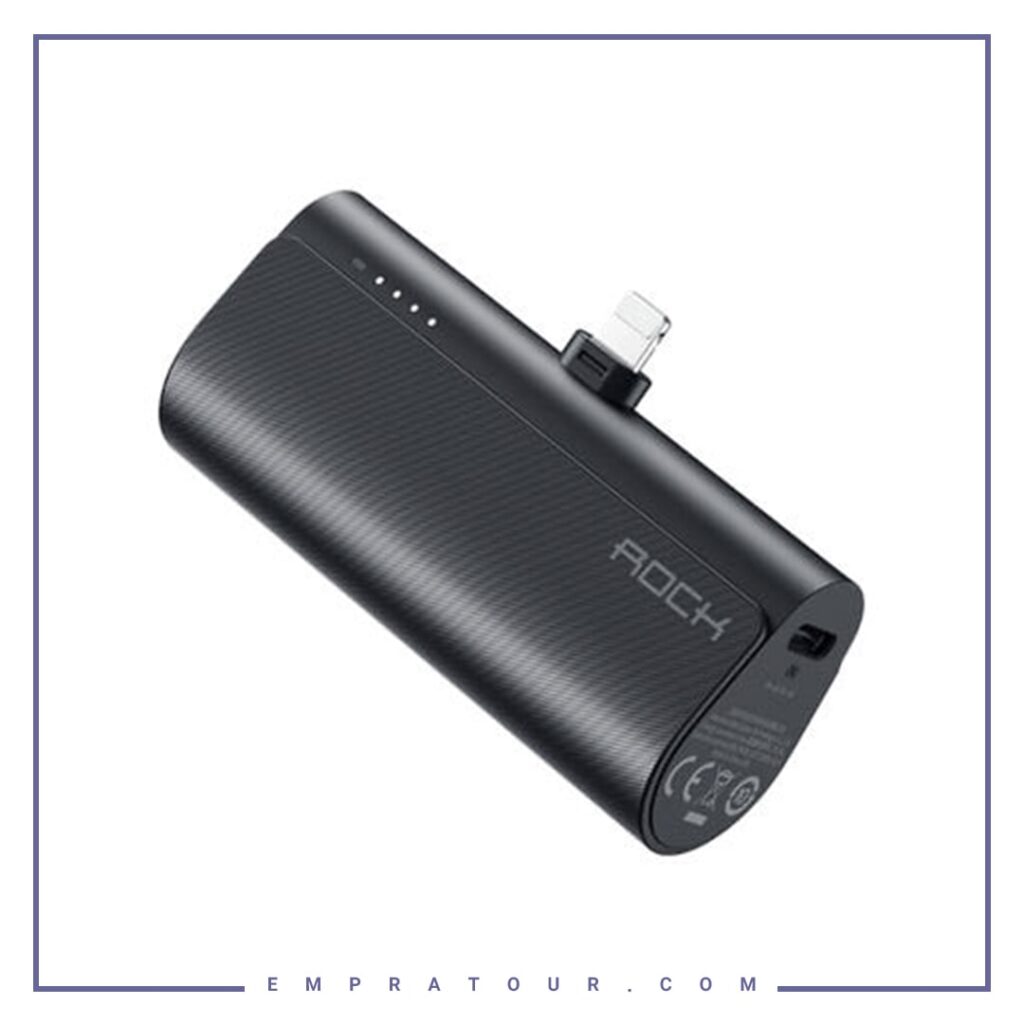 پاوربانک همراه لایتنینگ 4800 راک ROCK Lightning PD Powerbank P82