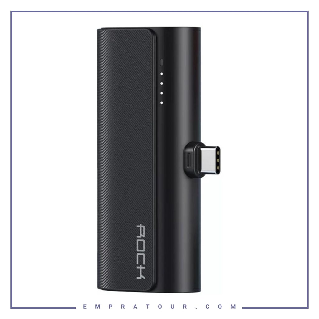 پاوربانک همراه تایپ سی 4800 راک ROCK Type-C PD Powerbank P81