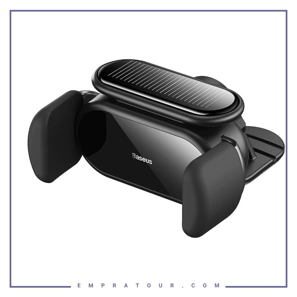 هولدر روداشبوردی بیسوس Baseus Steel Cannon Pro Solar Electric Car Mount SUGP010001