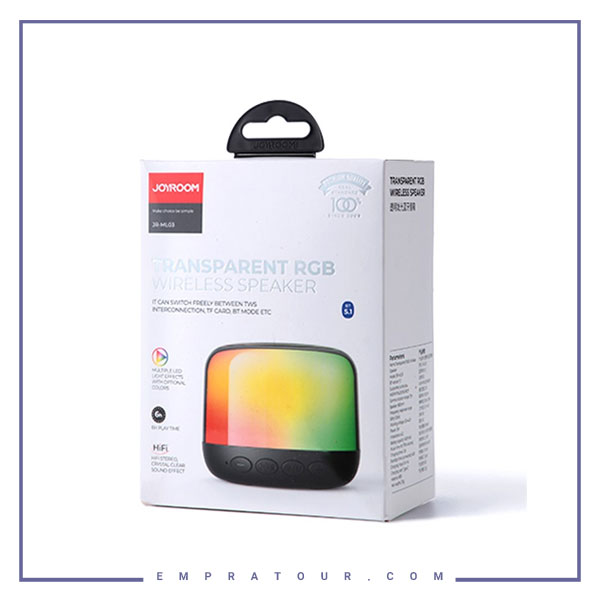 اسپیبکر نورانی RGB بلوتوثی جویروم JR-ML03