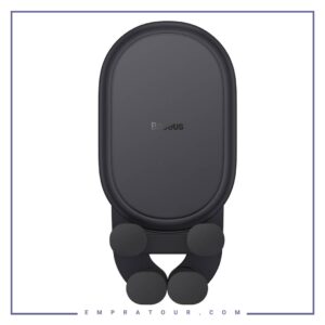 هولدر و شارژر وایرلس دریچه کولری با لرزش گیر بیسوس Baseus BS-CM014