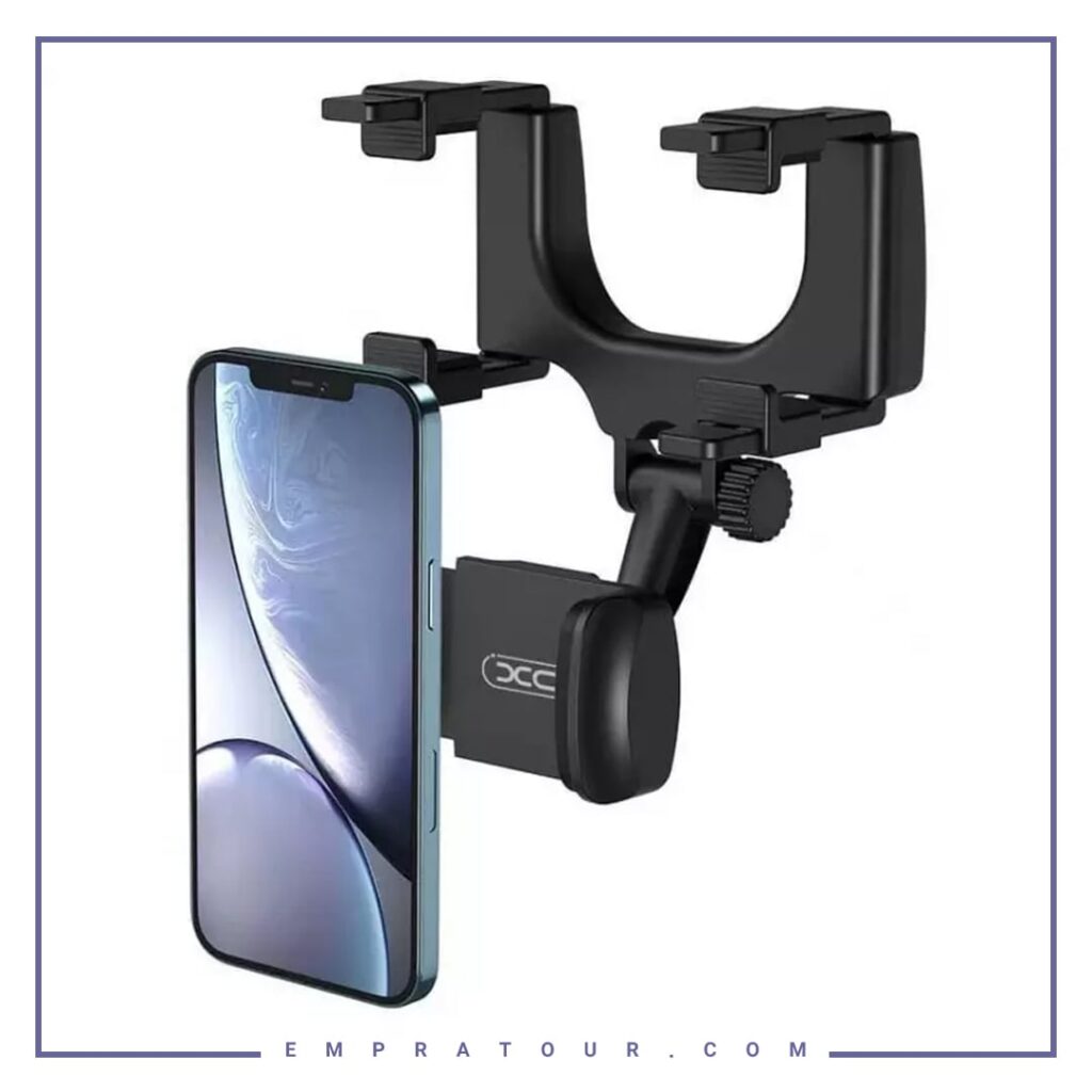 پایه نگه‌دارنده موبایل آینه‌ای خودرو ایکس‌او XO car holder for rearview mirror C70