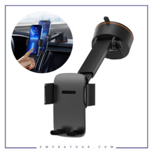 هولدر و پایه نگهدارنده موبایل بیسوس Baseus Easy Control Clamp Car Holder SUYK020001