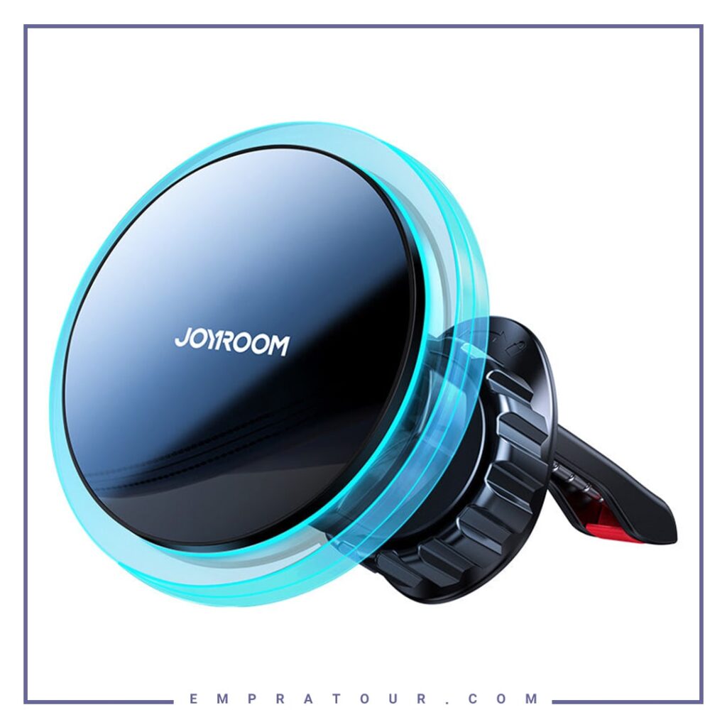 هولدر و شارژر وایرلس جویروم JOYROOM 15W Magnetic Wireless Car Charger Holder JR-ZS291