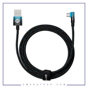 کابل تایپ سی گیمینگ بیسوس 1متر Baseus MVP2ELBOW TYPEC 100W CAVP000421