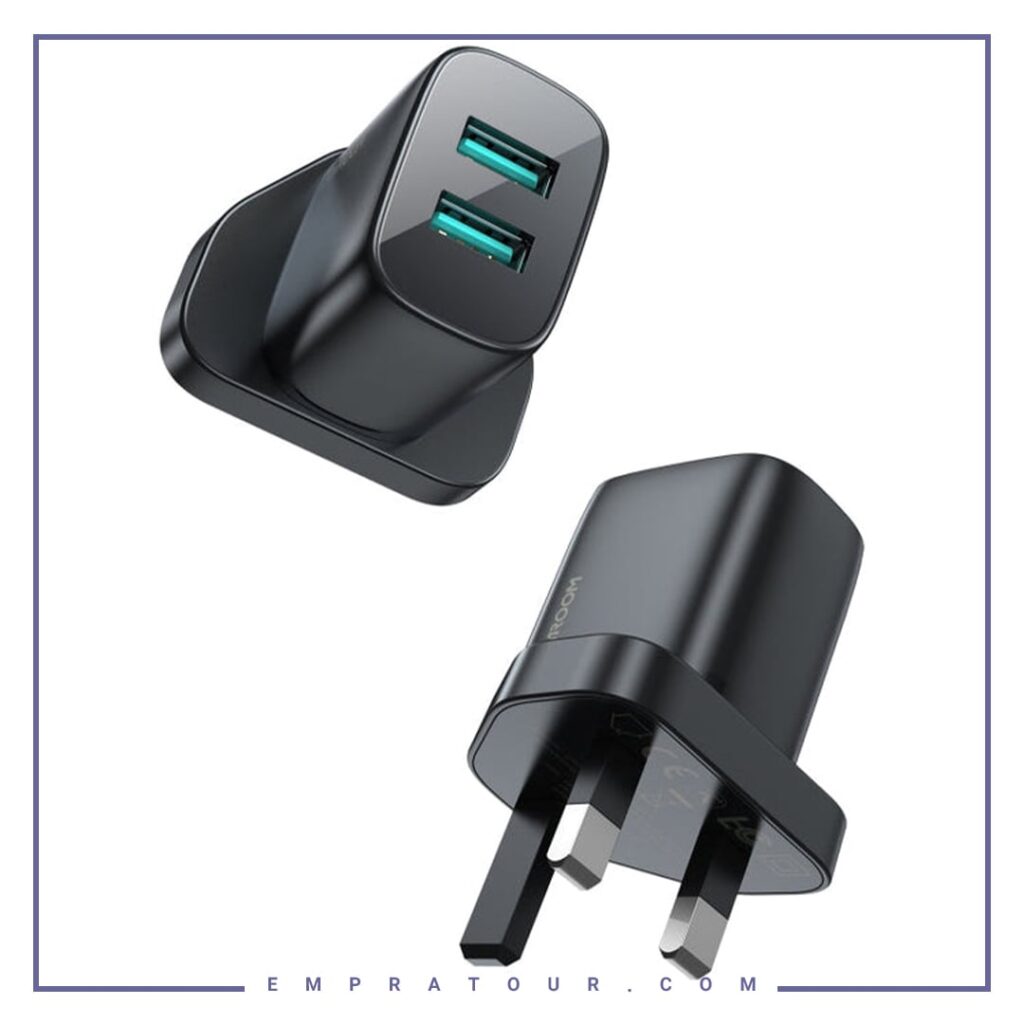 آداپتور شارژ دو پورت جویروم JOYROOM Mini Fast Charger Dual Port L-2A123