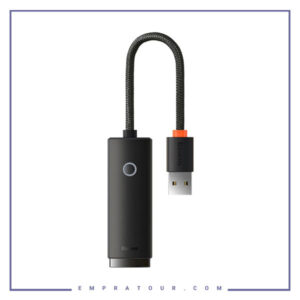 مبدل یواس‌بی به پورت شبکه 100Mbps بیسوس Baseus Ethernet Adapter USB to RJ45 LAN Port WKQX000001