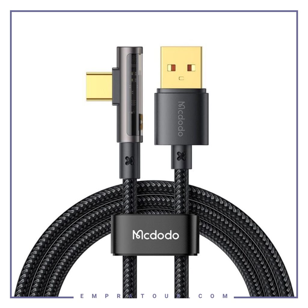 کابل شارژ سوپر فست 1.8 متری مک دودو Mcdodo Type C 6A Super Charge Data Cable CA-3381