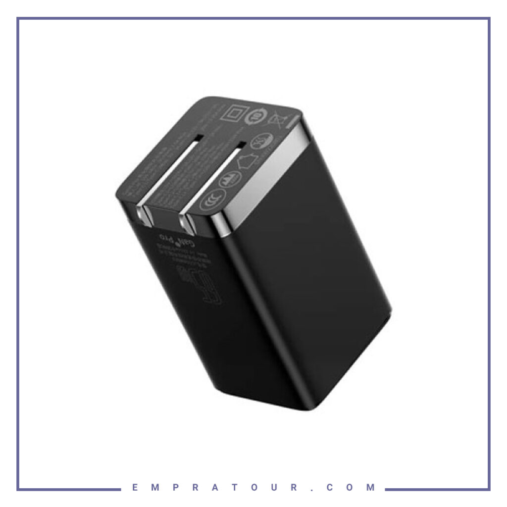 آداپتور دیواری سه پورت بیسوس Baseus GaN 5 Pro Fast Charging 65W CN CCGP120002