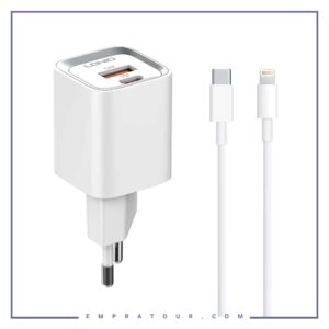 شارژر مسافرتی الدینیو 20 وات به همراه کابل LDNIO POWER ADAPTER 20W A2318M