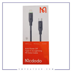 کابل شارژر تایپ سی به لایتنینگ قطع کن دار 1.2 متری مک دودو Mcdodo Auto Power Off CA-3050