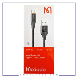 کابل تایپ سی قطع کن دار 100 واتی مک دودو Mcdodo Auto Power Off Type-C Data Cable CA-3020
