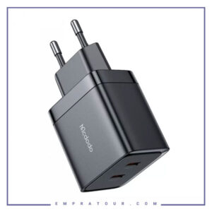 آداپتور شارژ دو پورت تایپ سی مک دودو Mcdodo 40W Dual Type-C GaN CH-2501