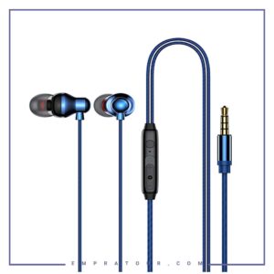 هندزفری سیمی با جک 3.5 میلی‌متری رسی RECCI REP-L35 headset 3.5mm wired headset