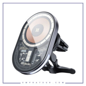 هولدر و شارژ وایرلس مگنتی مک دودو Mcdodo Transparent Magnetic Wireless Charging Car mount CH-2340