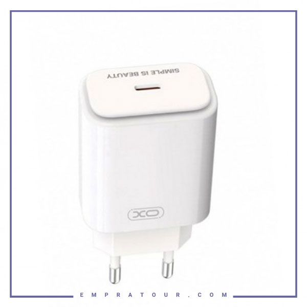 آداپتور شارژ 20 وات همراه با کابل ایکس او XO-L90B(EU) Quick Charger Suit
