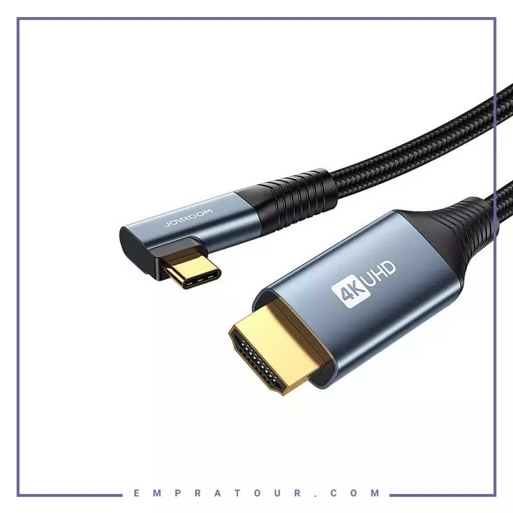 کابل HDMI به Type C طول 2 متر جویروم JOYROOM TYPE-C TO HDMI 4K CABLE SY-20C1
