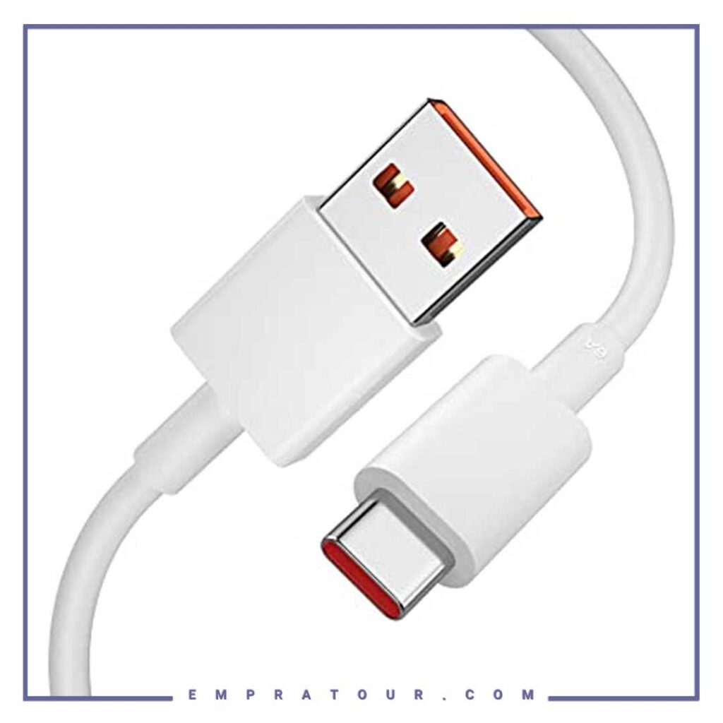 کابل تایپ سی 120 وات اورجینال شیامی 1.2متر Xiaomi type-c 120W L26250007