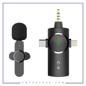 میکروفون یقه ای وایرلس 3 سر کوتتسی COTETCI Wireless Microphone 74002
