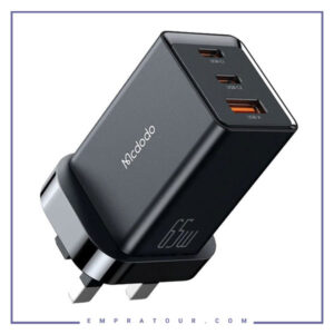 آداپتور سه پورت 65 وات همراه کابل مک دودو Mcdodo GaN5 mini Fast Charger Set CH-1552