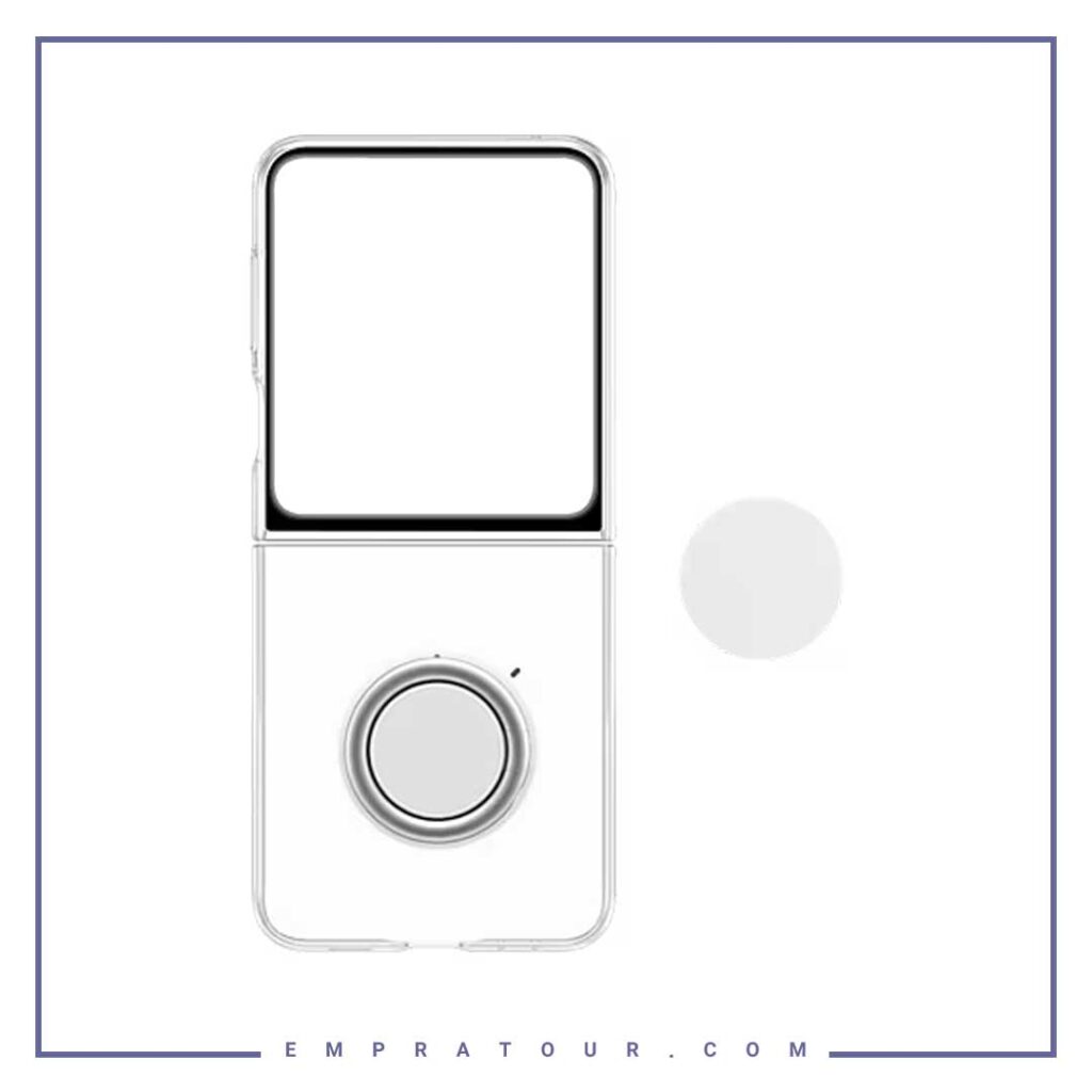 کاور شفاف سامسونگ Samsung Z Flip5 Clear Gadget Case (EF-XF731CTEGWW)