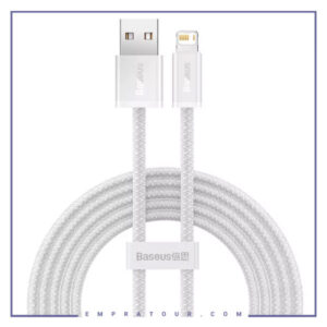 کابل شارژ لایتنینگ 1 متری بیسوس Baseus Dynamic Fast Charging Data Cable CALD000402