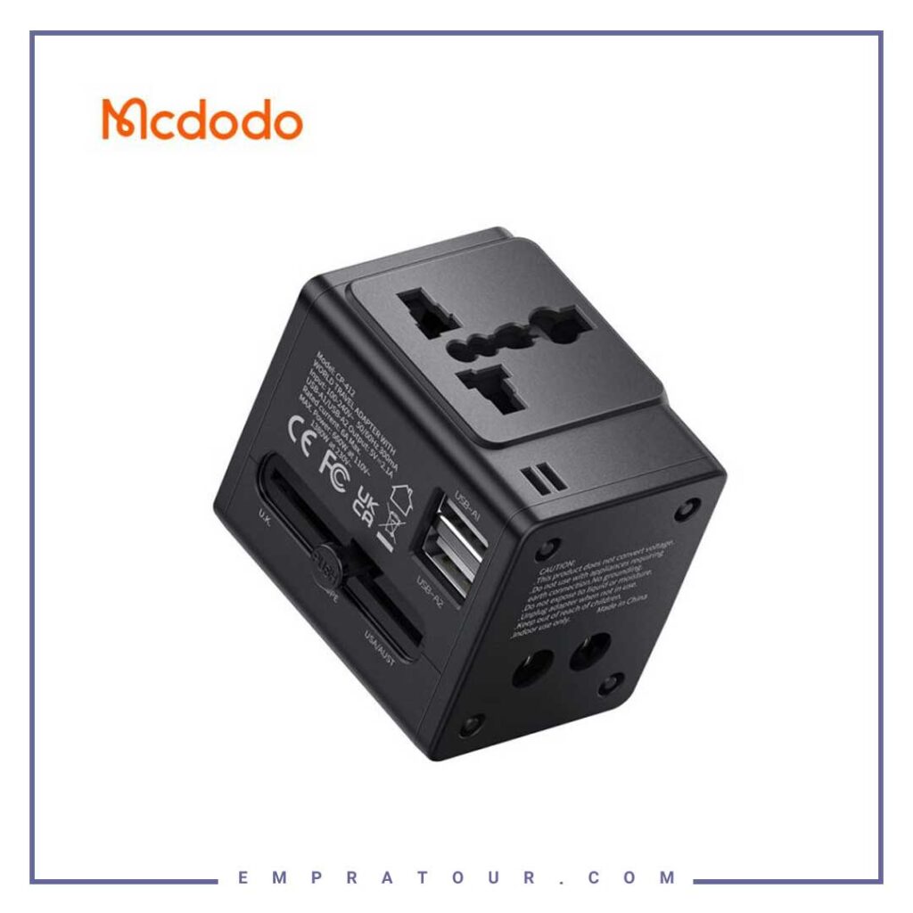 آداپتور شارژ و تبدیل برق همه کاره مسافرتی مک دودو مدل MCDODO CP-4120