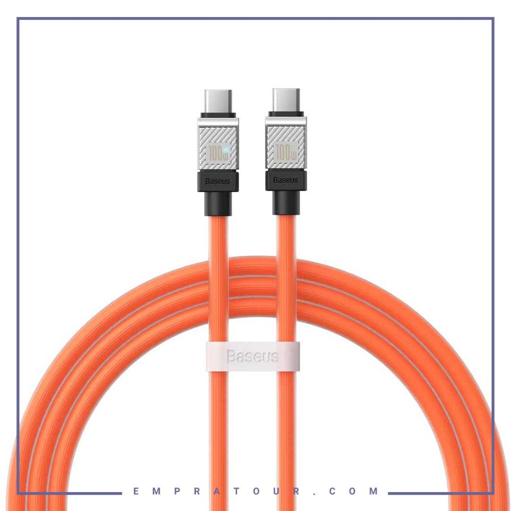 کابل شارژ دو سر تایپ سی بیسوس Baseus CoolPlay Series Fast Charging Cable Type-C to Type-C 100W