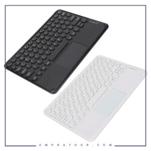 کیبورد بلوتوثی همراه با تاپچ پد کوتسی Coteci Portable Bluetooth Smart Keyboard 64002