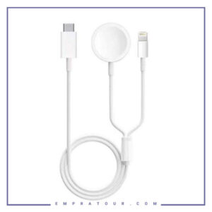 کابل شارژ سریع اپل واچ دوکاره کوتتسی Coteetci IWatch Charger PD Fast Charging Cable 26002