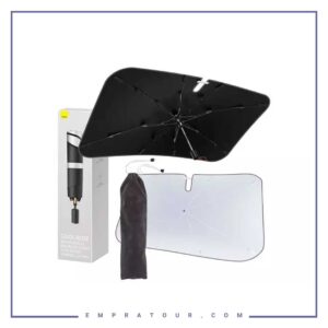 چتر آفتاب گیر شیشه جلو خودرو دو لایه بیسوس Umbrella Pro Doubled-Layered Windshield Sun Sha Big Baseus CoolRide C20656100111