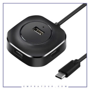 هاب تایپ سی 4 پورت کوتسی Coteci Universal Type C 4in1 Hub 83008