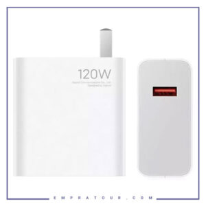 شارژر دیواری اصلی روکارتنی 120 وات شیائومی Xiaomi Gan 120W Fast Charging Wall Charger MDY-14-ED
