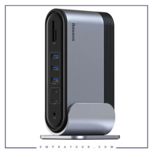 هاب 16 پورت بیسوس Baseus BS-HUB001 16in1 Unionjoy Multifunctional Type-C Hub CAHUB-BG0G