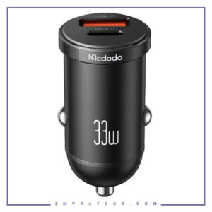 شارژر فندکی 2 پورت 33 وات مک دودو Mcdodo PD33W 1C1U LED Fast Car Charger CC-232