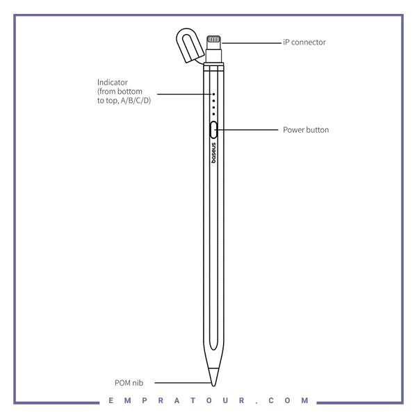 قلم لمسی آیپد بیسوس BS-PS030