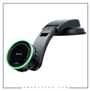 هولدر و شارژر وایرلس و فن خنک کننده مک دودو Mcdodo Fast Cooling Magnetic Wireless Car Charger CH-511