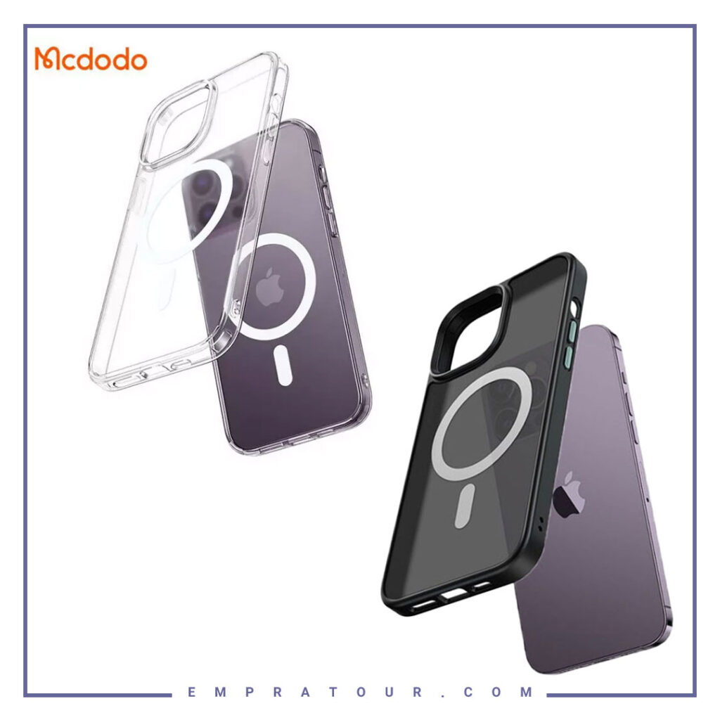 قاب محافظ  آیفون 16 شفاف مگ سيف مک دودو Mcdodo Iphone 16 Protective Case With Magnetic Structure PC-492
