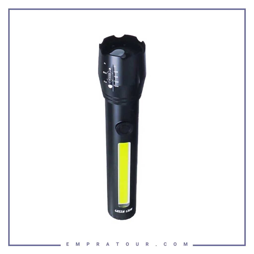 چراغ قوه دو کاره گرین لاین Green Lion 2 in 1 Adjustable Torch