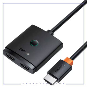 مبدل دو طرفه اچ دی ام آی با کابل یک متری بیسوس Baseus AirJoy Series 2-in-1 Bidirectional HDMI Switch B01331105111