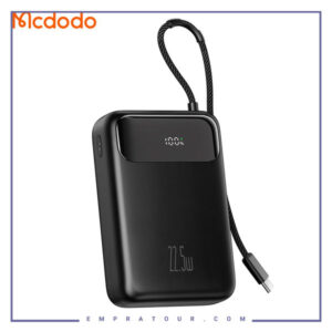 پاوربانک 22.5 وات 20000 همراه با کابل تایپ سی مک دودو  Mcdodo Power Bank With Type-C Cable MC-372