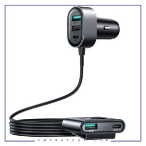 شارژر فندکی فست شارژ جویروم Joyroom Multi-port 78W JR-CL05