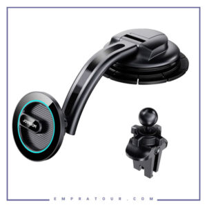 هولدر مگنتی دوکاره دریچه کولر و رو داشبوردی جویروم Joyroom Magnetic Car Phone Mount JR-ZS366-W