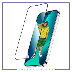 گلس دور سلیکیونی گرین لاین آیفون Green Lion 3D Silicone Plus High Definition For Iphone 14 Pro Max GN3DSHD14PM